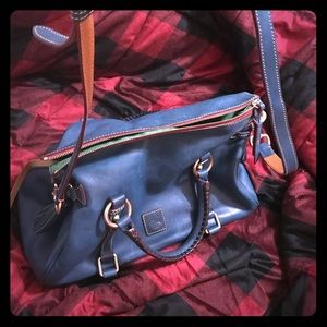 Dooney and Bourke Denim Medium Florentine Satchel